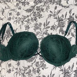 Green Lace Bombshell Bra